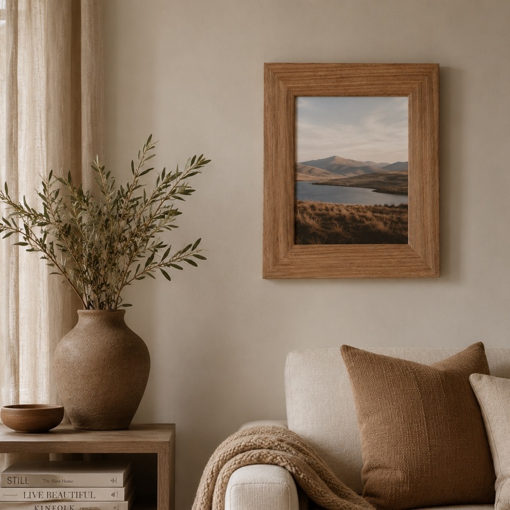 8x10 Wood Picture Frame with Glass Gallery Wall Decor